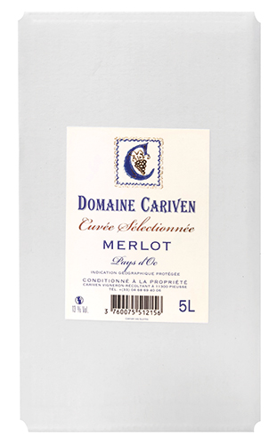 IGP VIN ROUGE PAYS D’OC MERLOT