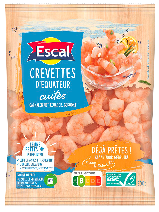 QUEUES DE CREVETTES DECORTIQUÉES ASC SURGELÉES