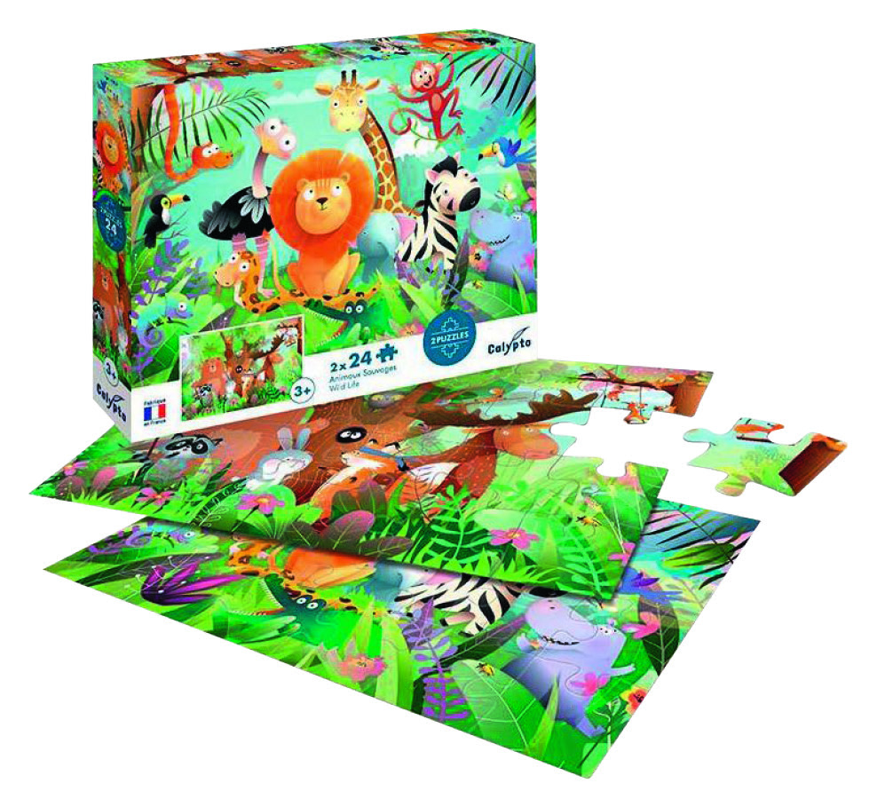 PUZZLE 24 PIÈCES ANIMAUX SAUVAGES(1)