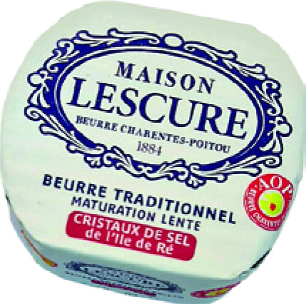 BEURRE DEMI-SEL AOP(3) MAISON LESCURE