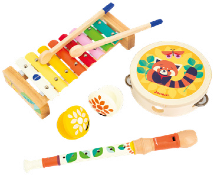 COFFRET INSTRUMENTS DE MUSIQUE