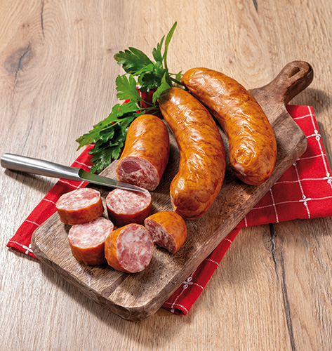 SAUCISSE FUMÉE LORRAINE PUR PORC À CUIRE