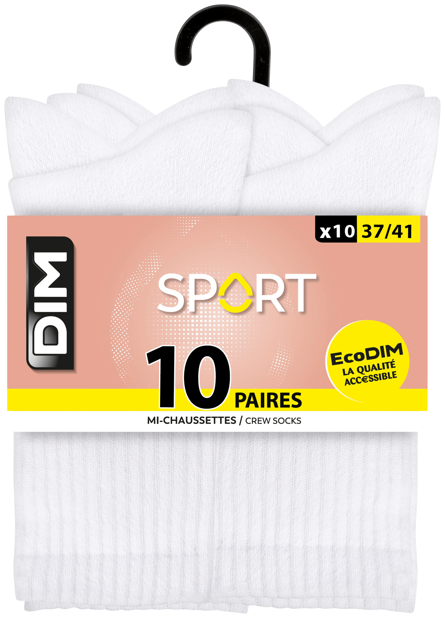 LOT DE 10  PAIRES DE CHAUSSETTES HOMME OU FEMME

