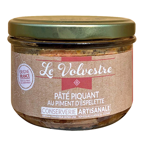 PÂTÉ PIQUANT AU PIMENT D’ESPELETTE