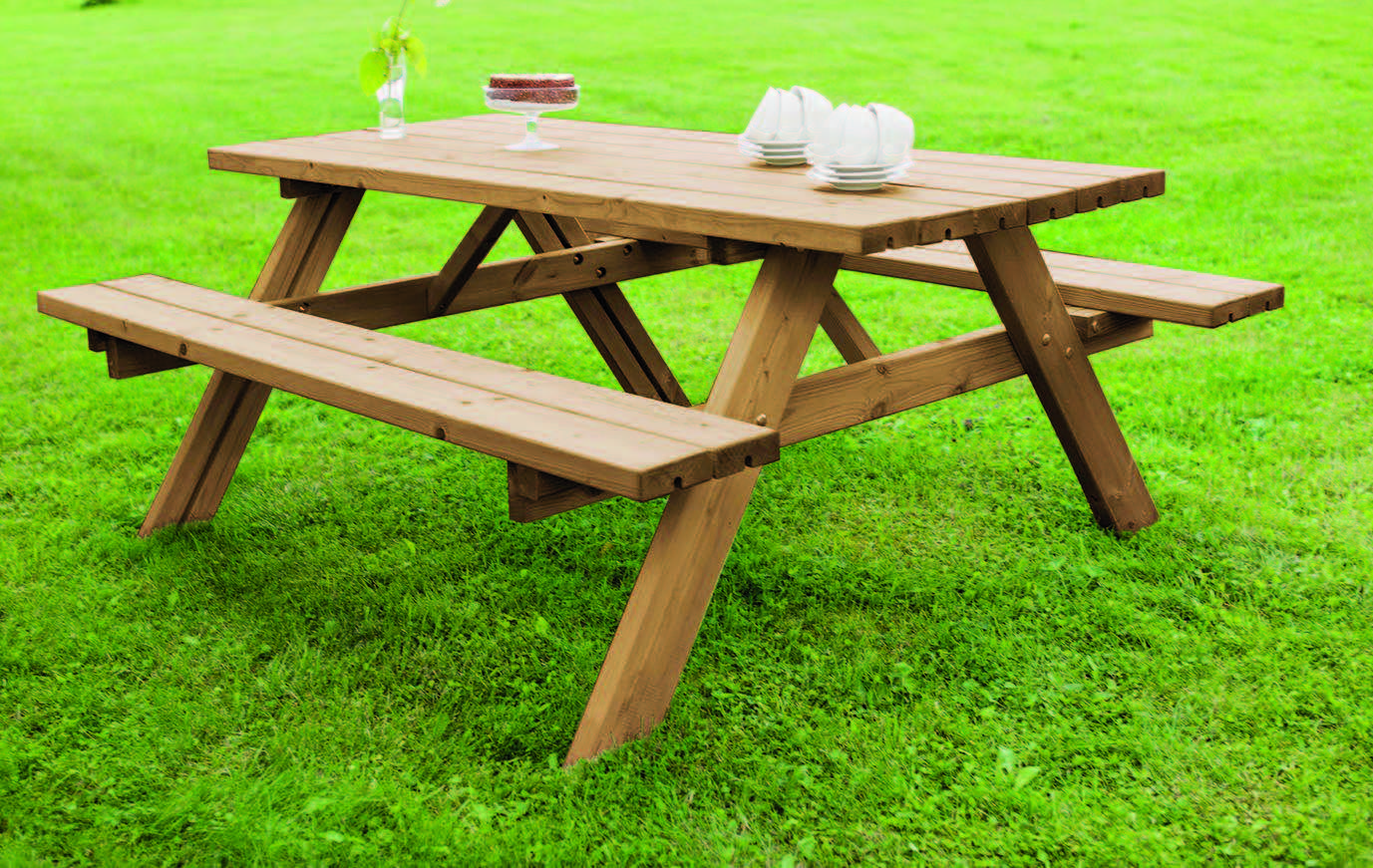 TABLE FORESTIÈRE + 2 BANCS