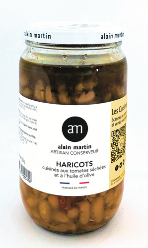 HARICOTS CUISINÉS AUX TOMATES SÉCHÉES