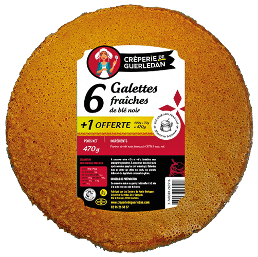 7 GALETTES FRAÎCHES DE BLÉ NOIR