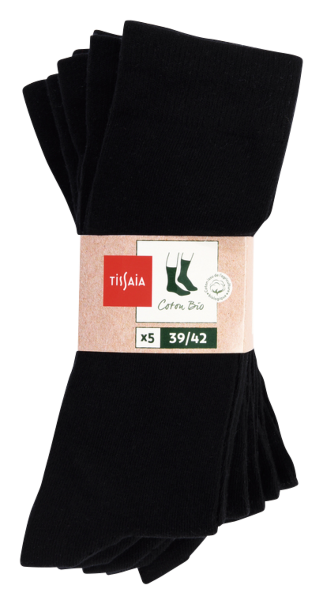 LOT DE 5 PAIRES DE CHAUSSETTES HOMME 
