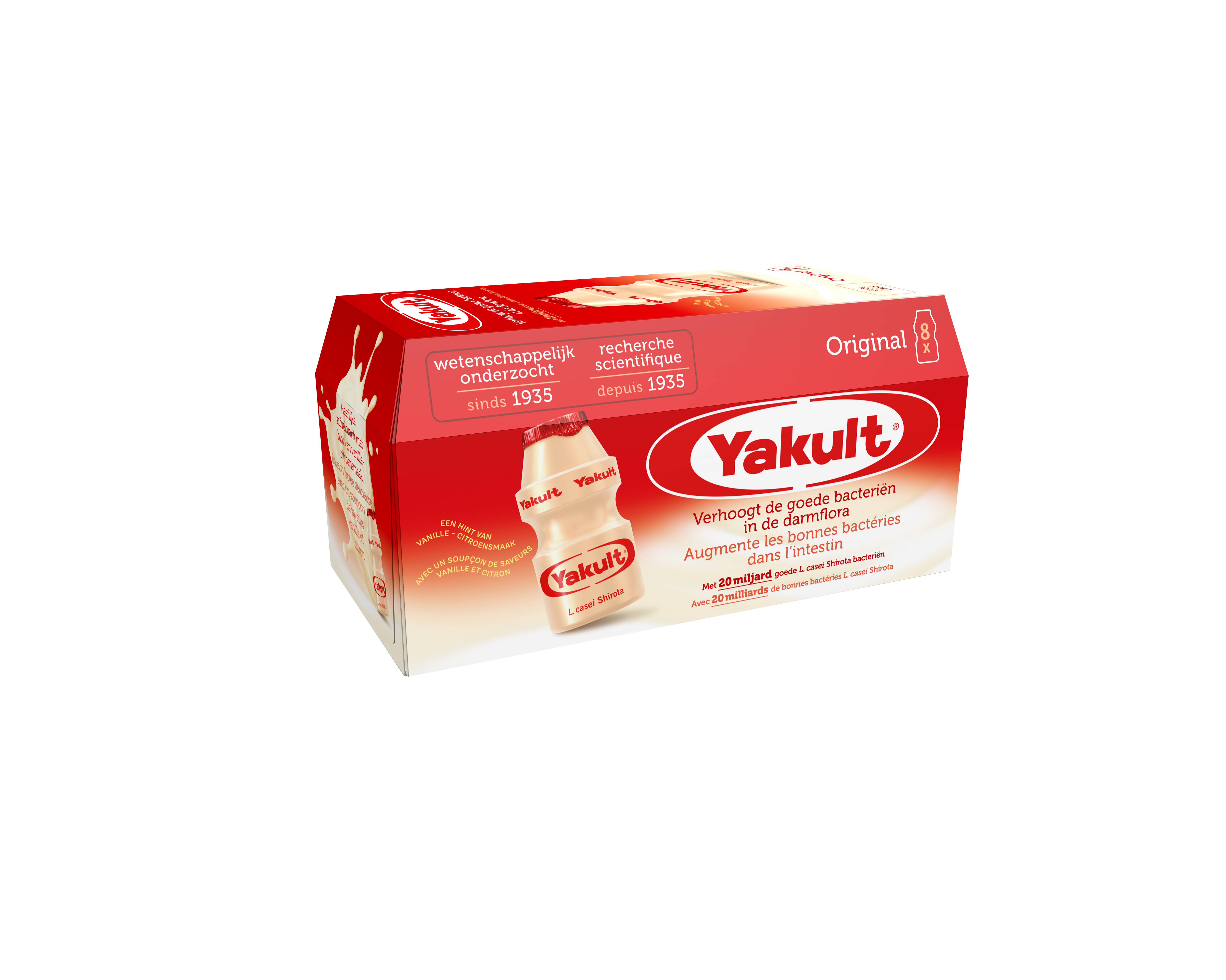 YAKULT ORIGINAL OU YAKULT PLUS GOÛT PÊCHE
0% MAT. GR.