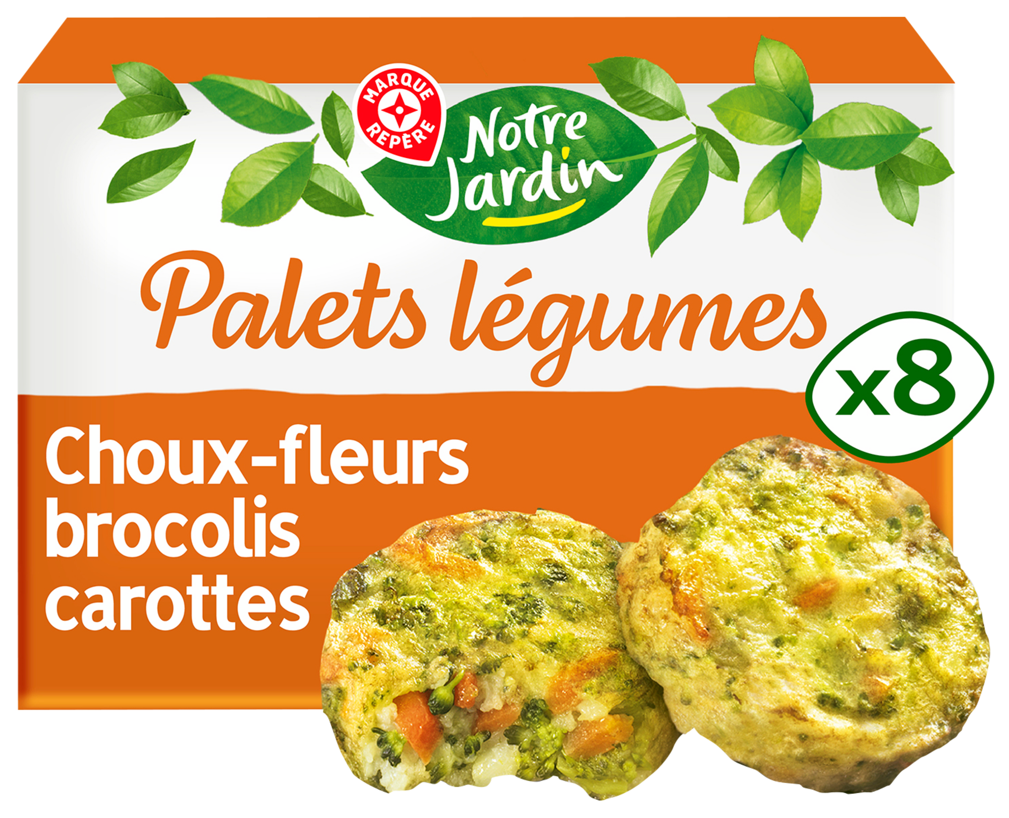 8 PALETS DE LÉGUMES CHOUX-FLEURS, BROCOLIS ET CAROTTES SURGELÉS