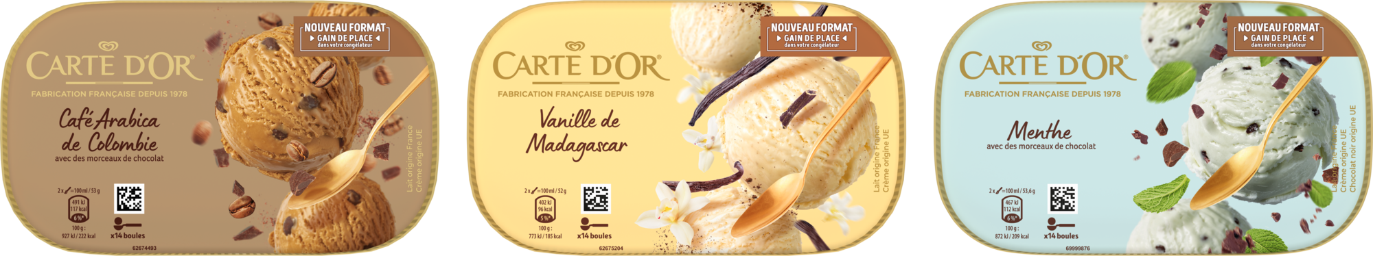 SUR LES PRODUITS PRÉSENTS EN MAGASIN DE LA GAMME "CARTE D'OR" AU RAYON SURGELE