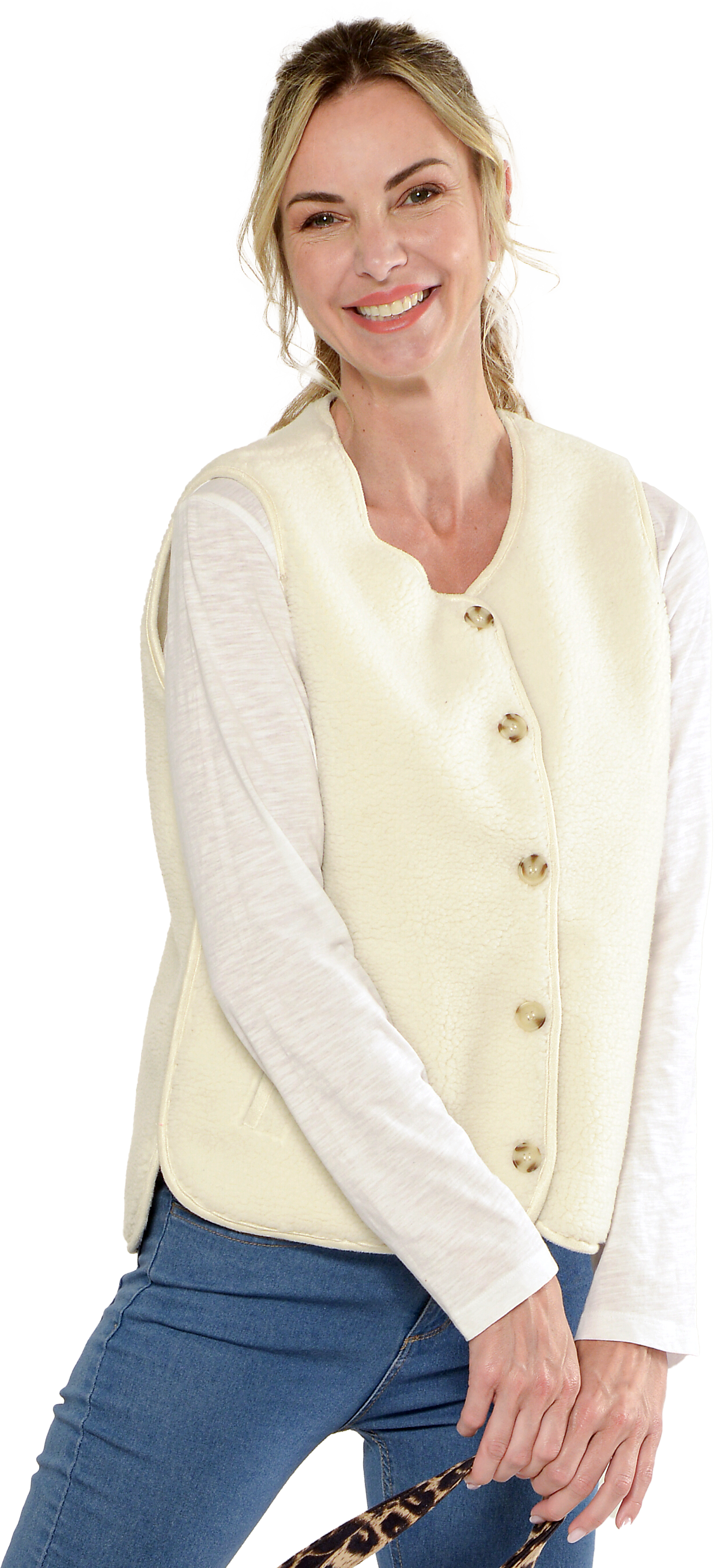 VESTE SANS MANCHES FEMME