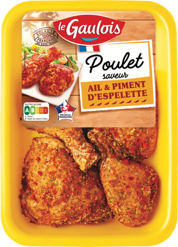 CUISSES DE POULET AIL ET PIMENT D’ESPELETTE