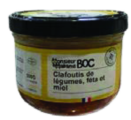 CLAFOUTIS DE LÉGUMES FÉTA ET MIEL