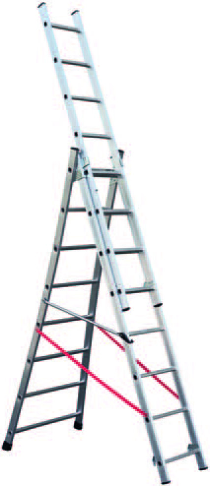 ÉCHELLE TRANSFORMABLE 3 X 8 ÉCHELONS