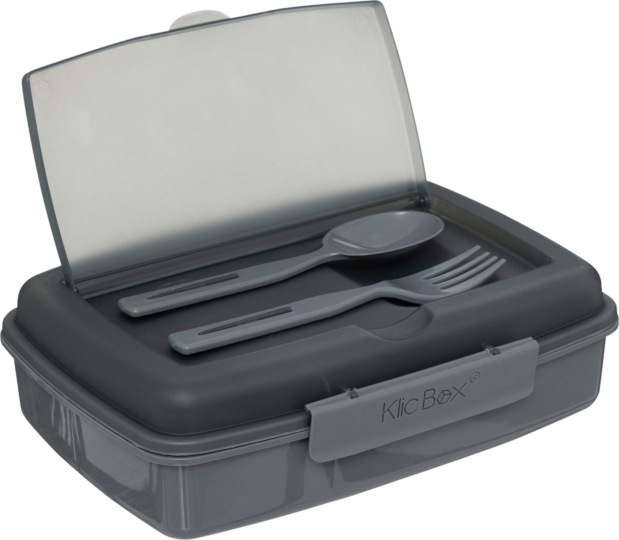 BOÎTE DE TRANSPORT ALIMENTAIRE AVEC 2 COUVERTS 1,2L