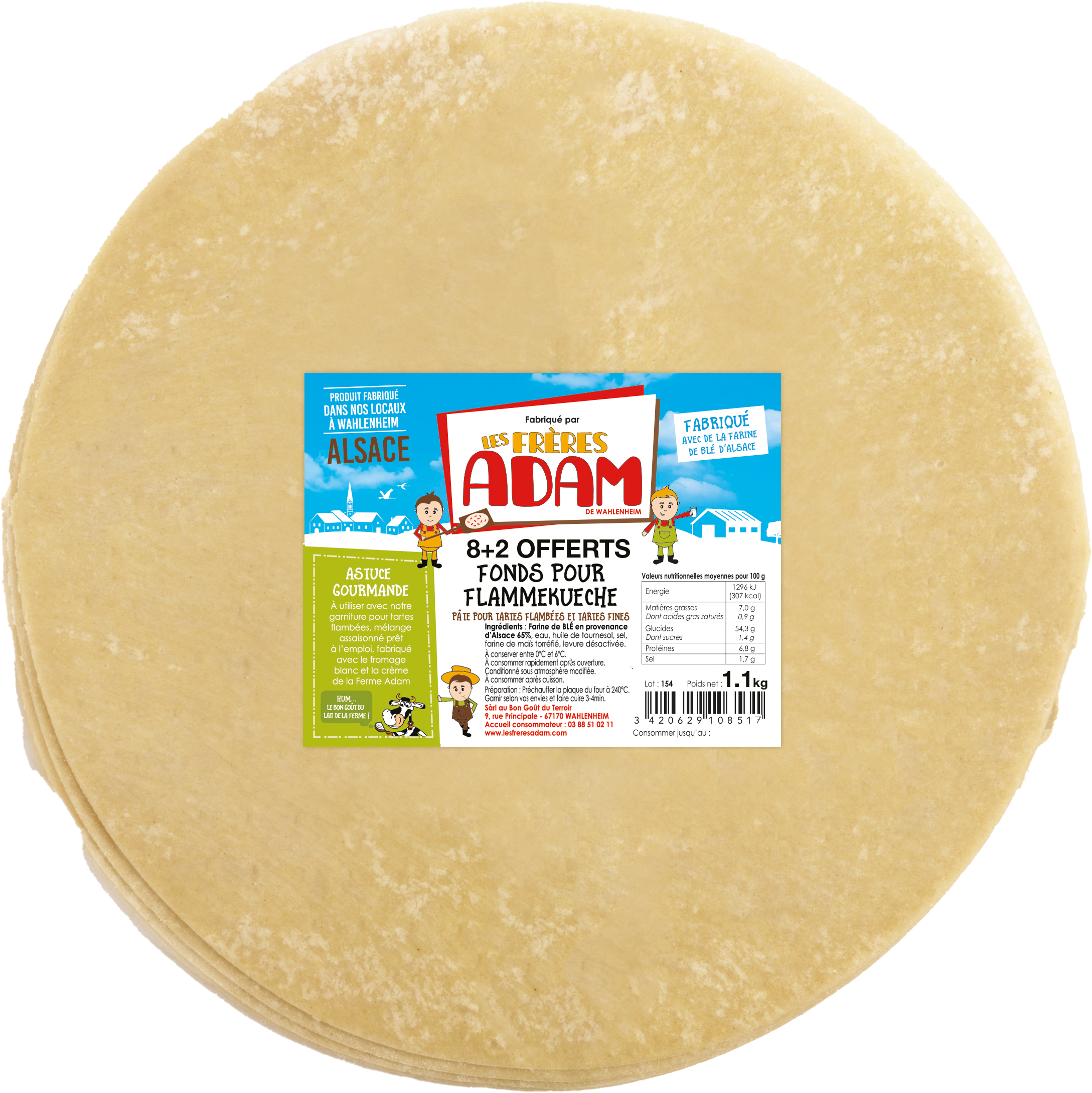 FONDS POUR FLAMMEKUECHE