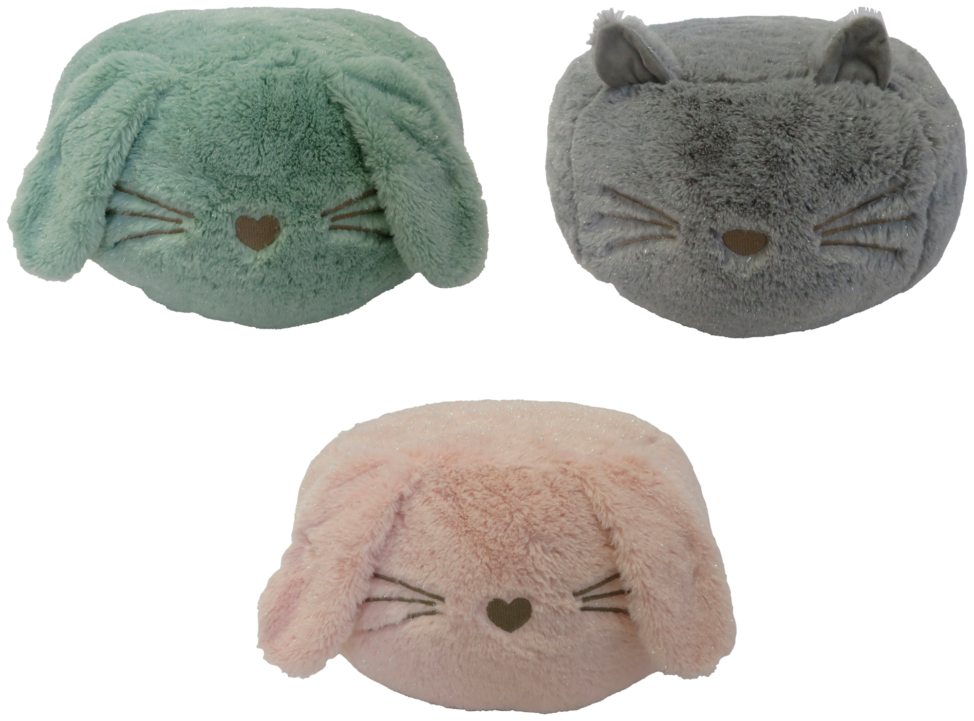 POUF COUSSIN PELUCHE ANIMAUX