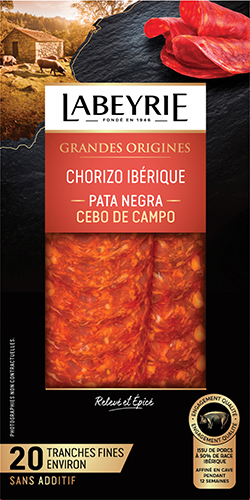 CHORIZO IBÉRIQUE PATA NEGRA CEBO DE CAMPO