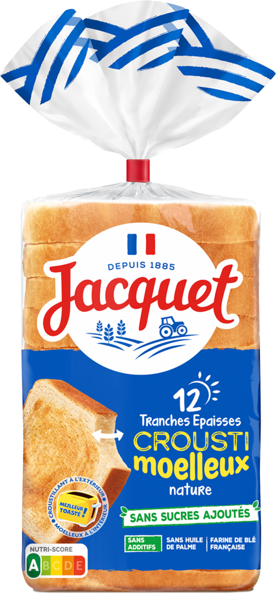 PAIN TRANCHÉ CROUSTI MOELLEUX