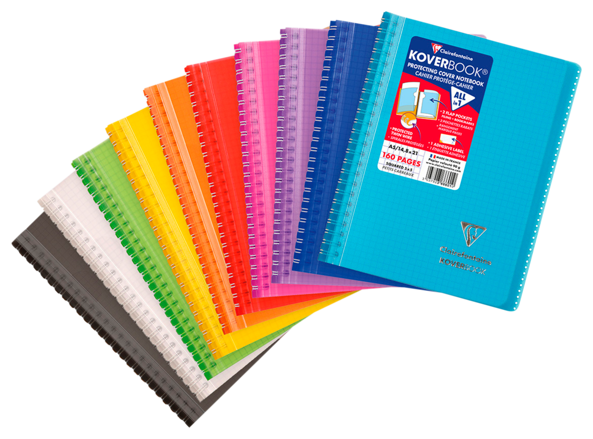 CAHIER à SPIRALES "KOVERBOOK"