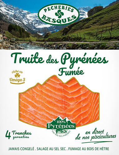 TRUITE DES Pyrénées FUMÉE