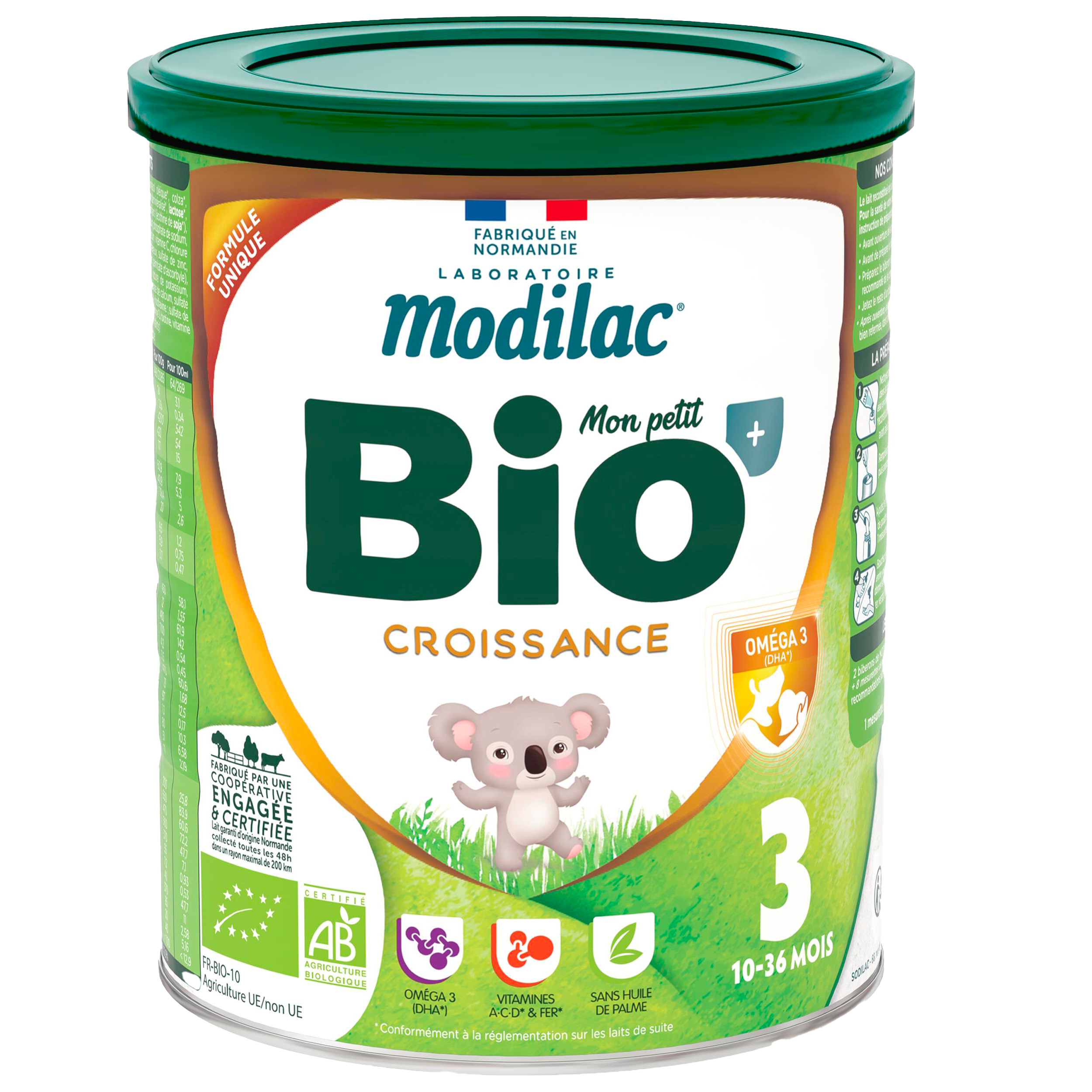 LAIT DE CROISSANCE MON PETIT BIO 3