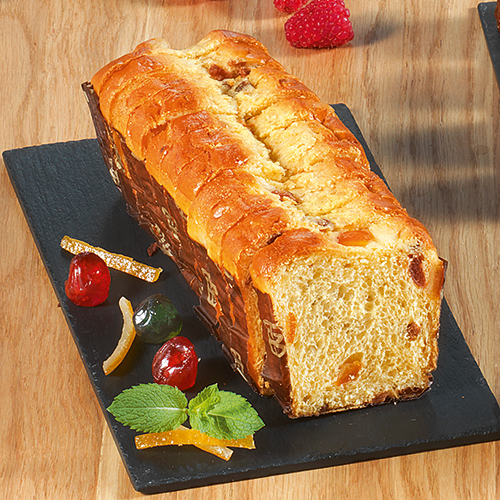 CAKE BRIOCHÉ PUR BEURRE TRANCHÉ AUX FRUITS