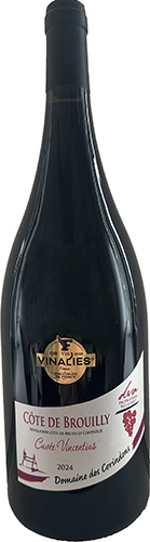 AOC CÔTE DE BROUILLY 
CUVÉE VINCENTIUS
DOMAINE DES 
CORINDONS 2024