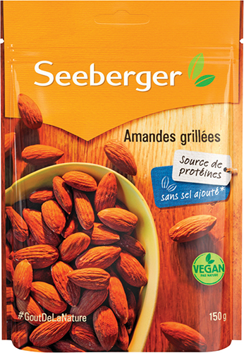 AMANDES GRILLÉES SANS SEL AJOUTÉ