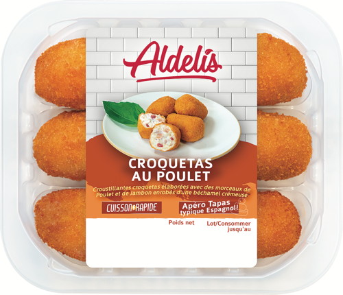 CROQUETAS AU POULET PRÉFRITES X6