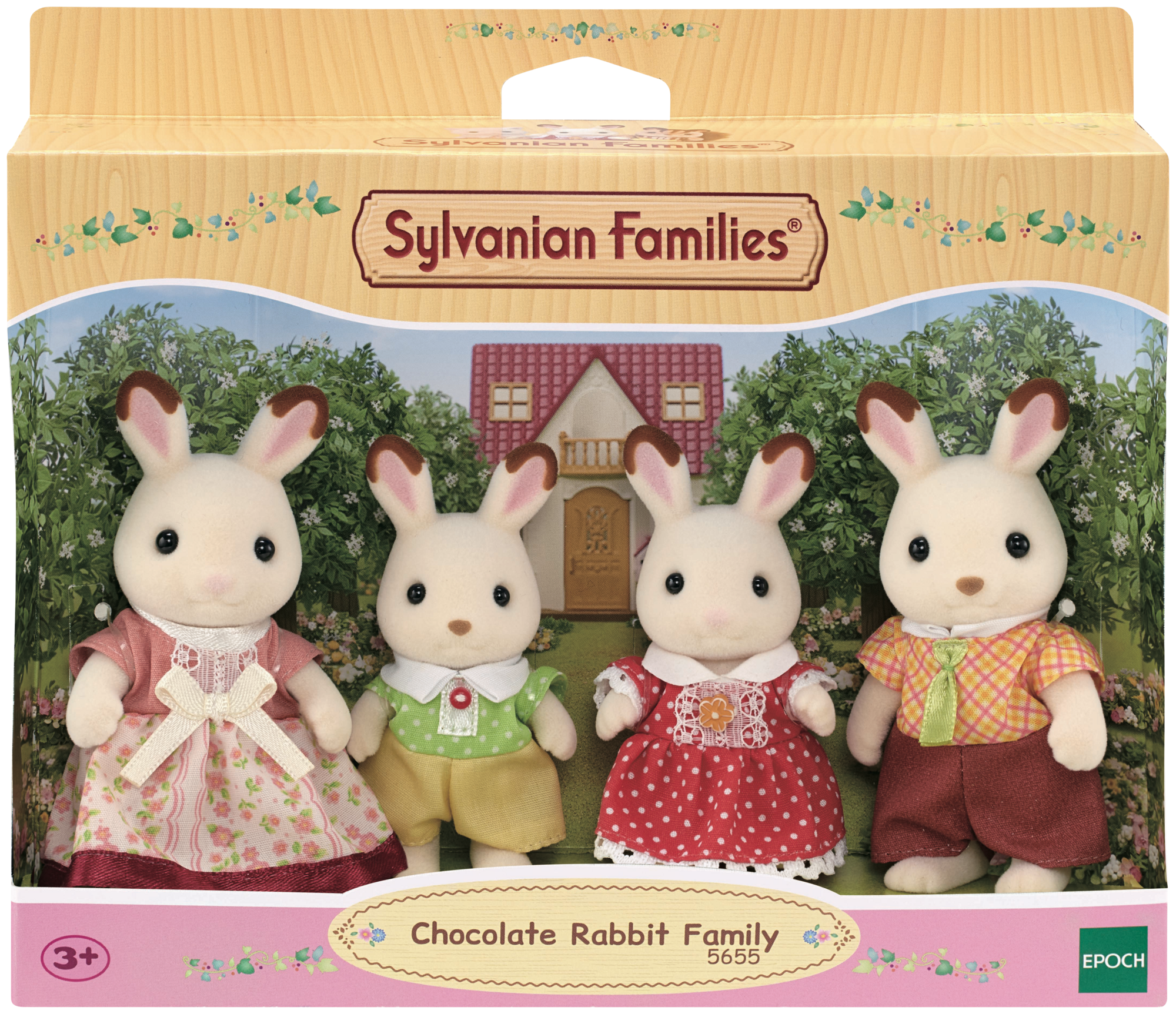 La famille lapin chocolat