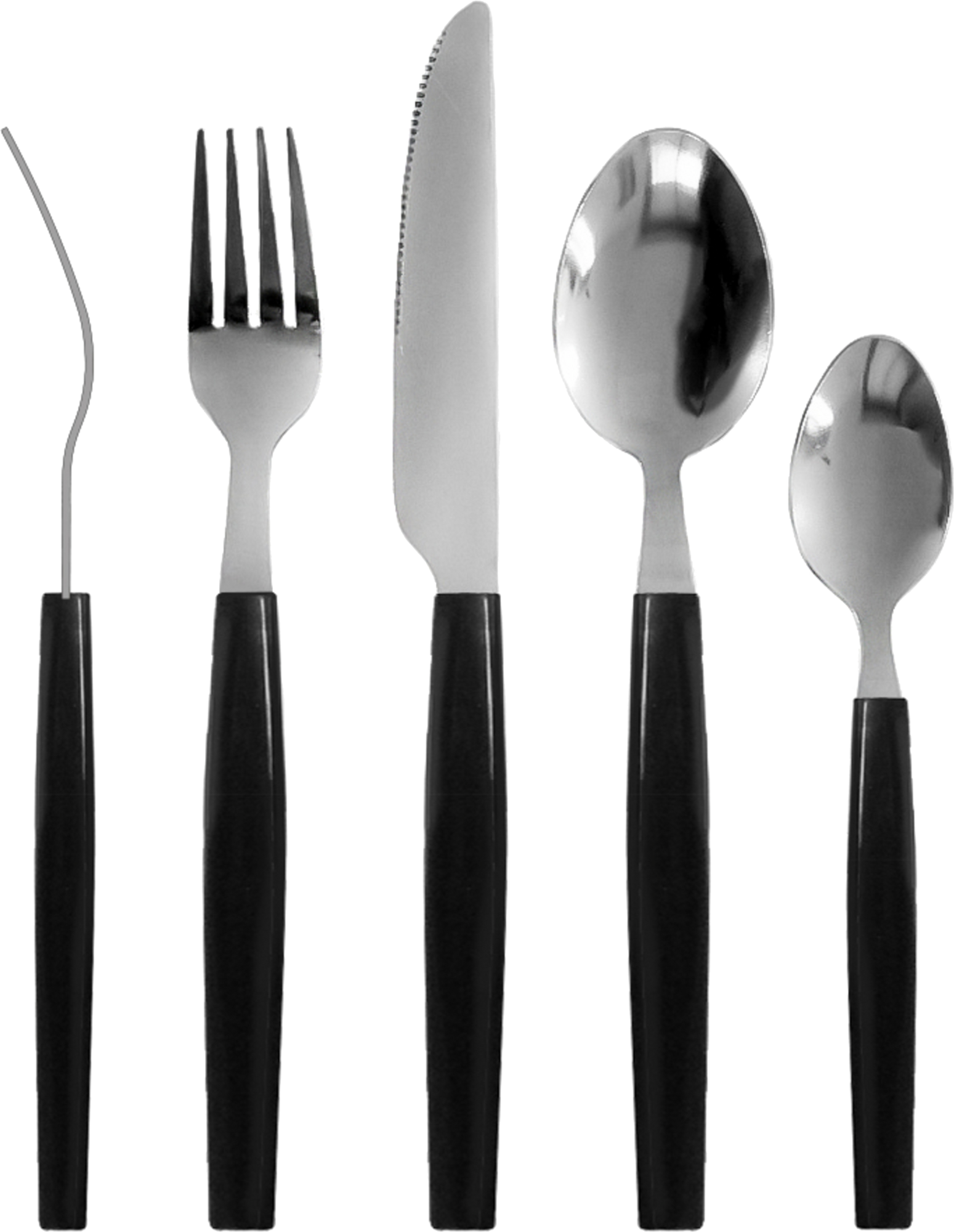 MÉNAGÈRE 24 PIÈCES JADE NOIR