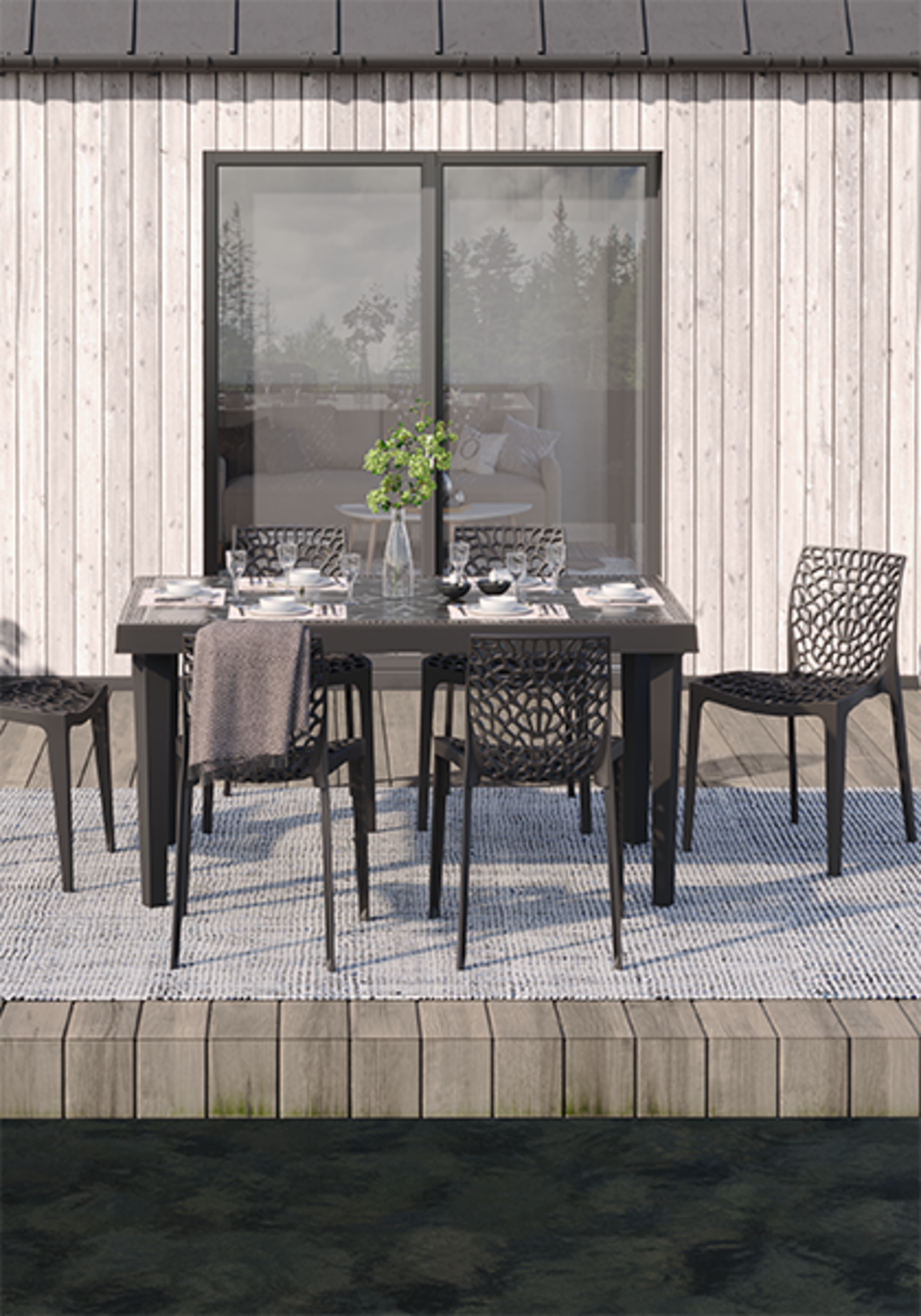 TABLE RECTANGULAIRE "GRUVYER"