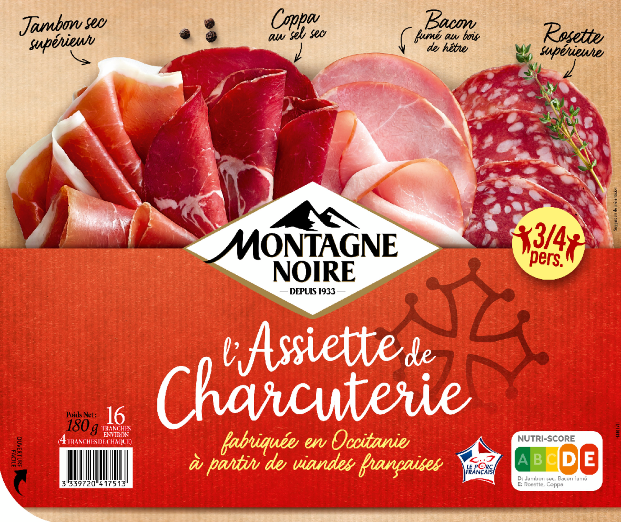 L'assiette  de charcuterie