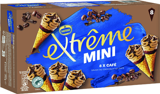 8 MINI CÔNES GLACÉS CAFÉ