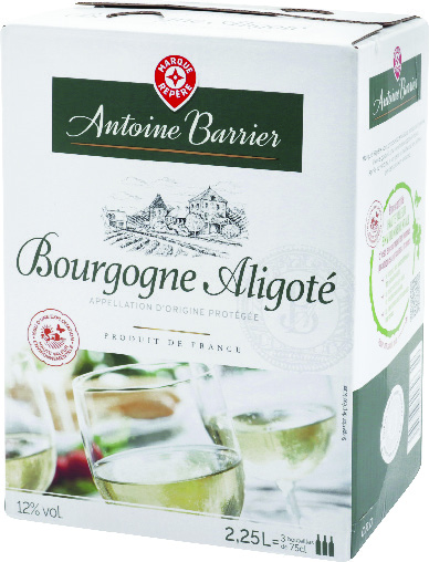 A.O.P(1) BOURGOGNE ALIGOTÉ(2) ANTOINE BARRIER