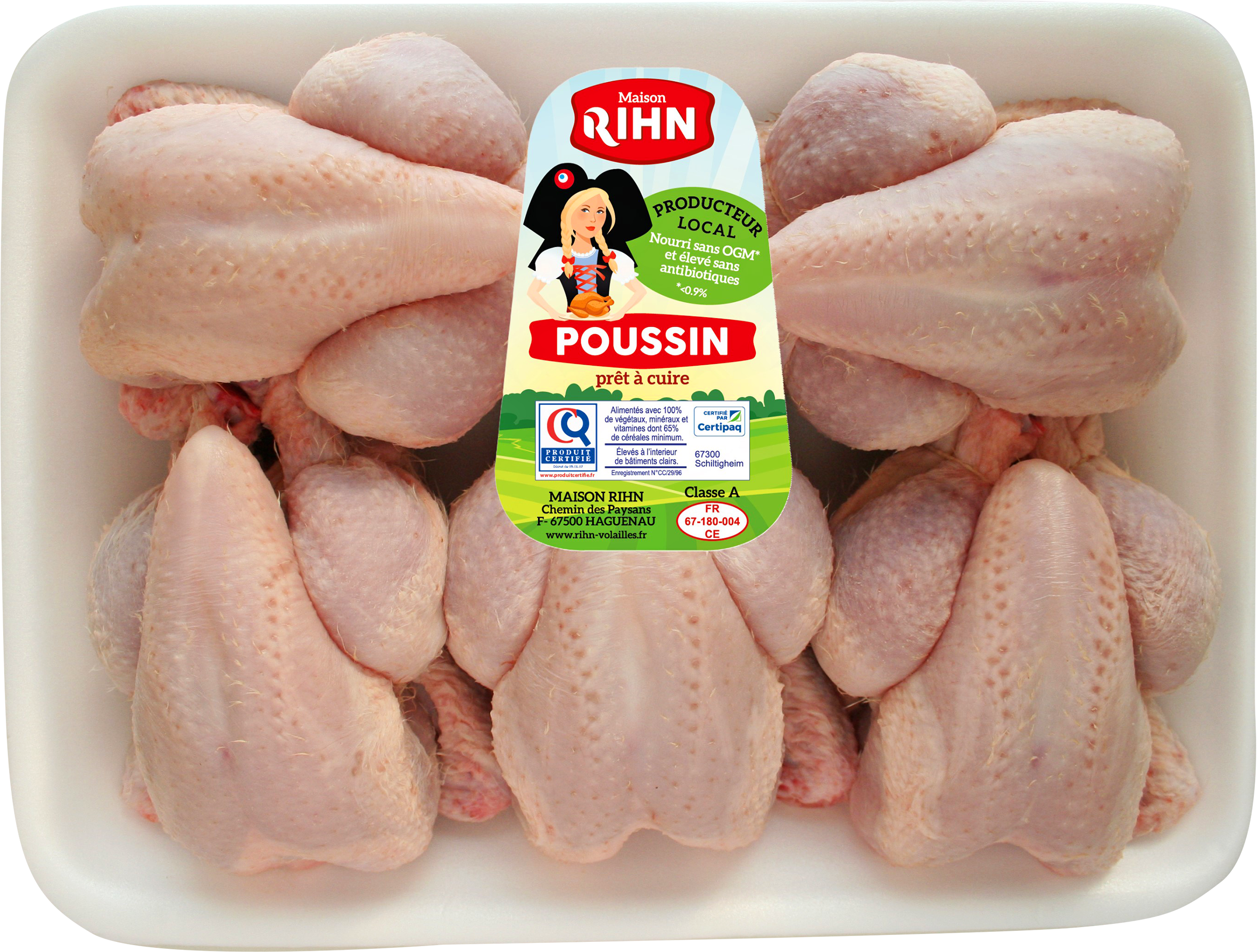 POUSSIN CERTIFIÉ D'ALSACE