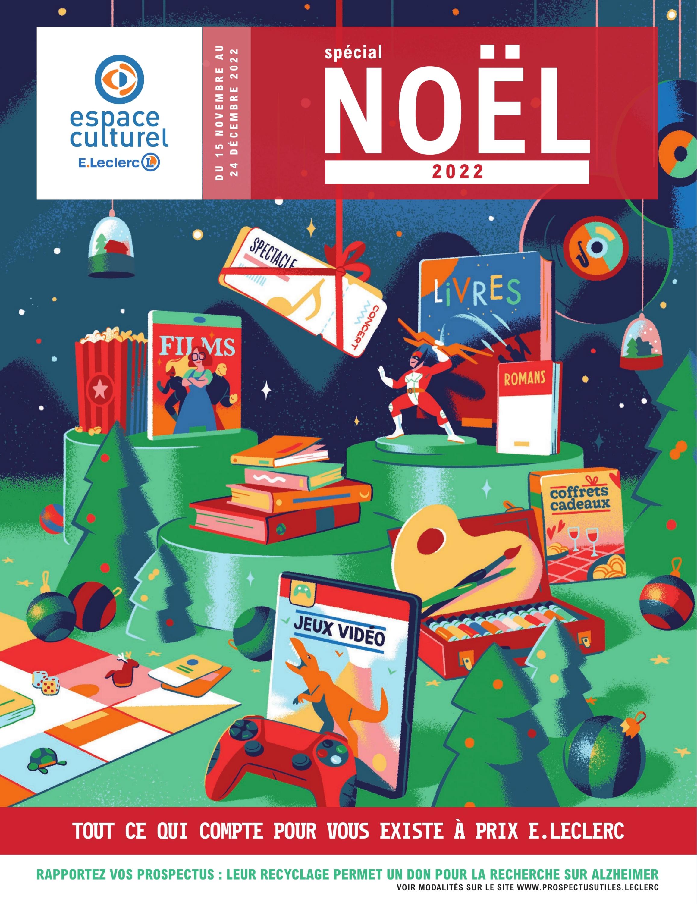 image du catalogue Espace Culturel Spécial Noël du 15 Novembre au 24 Décembre 2022