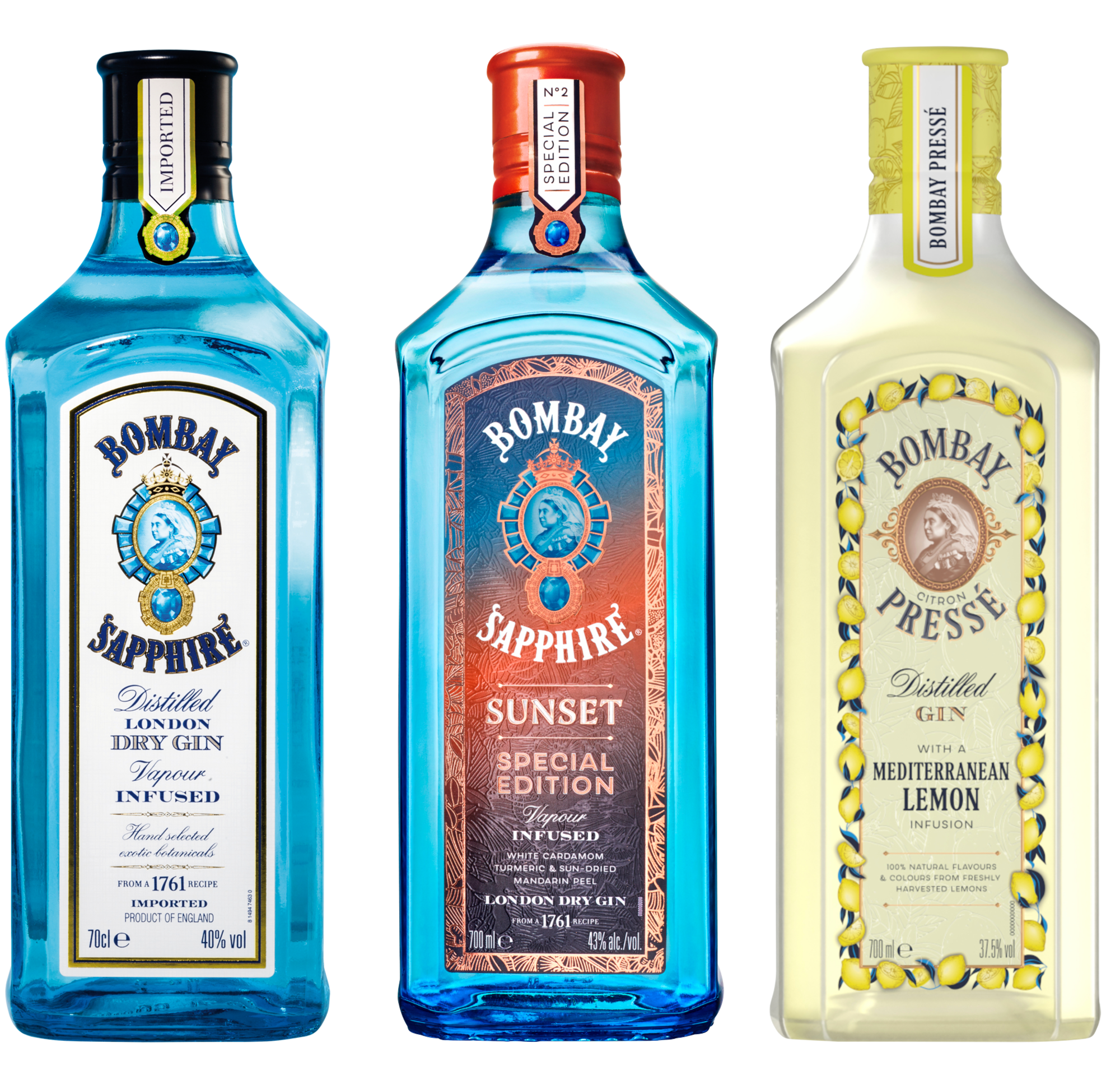 SUR LES PRODUITS PRÉSENTS EN MAGASIN DE LA GAMME "BOMBAY SAPPHIRE".