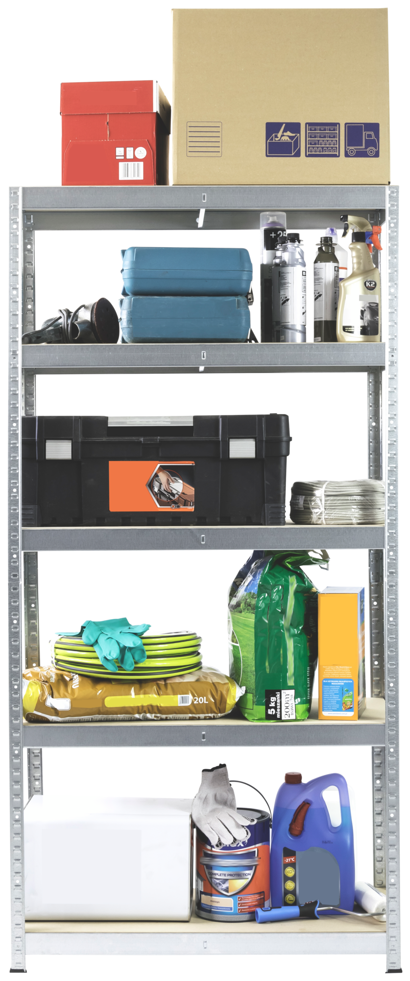 ETAGÈRE CHARGE LOURDE 5 TABLETTES