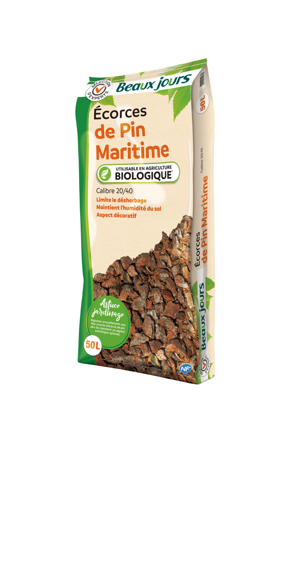 ÉCORCES DE PIN MARITIME "BEAUX JOURS"