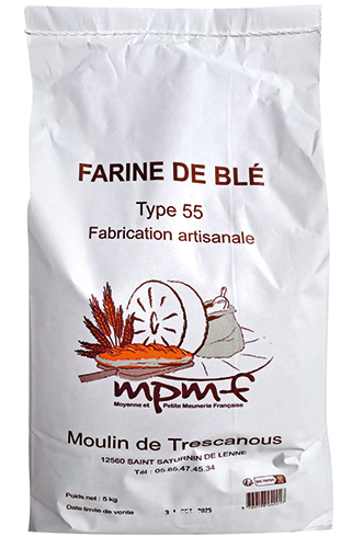 FARINE DE BLÉ TYPE 55 FABRICATION ARTISANALE