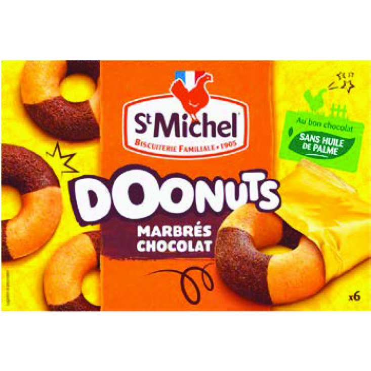 DOONUTS MARBRÉS CHOCOLAT ST MICHEL