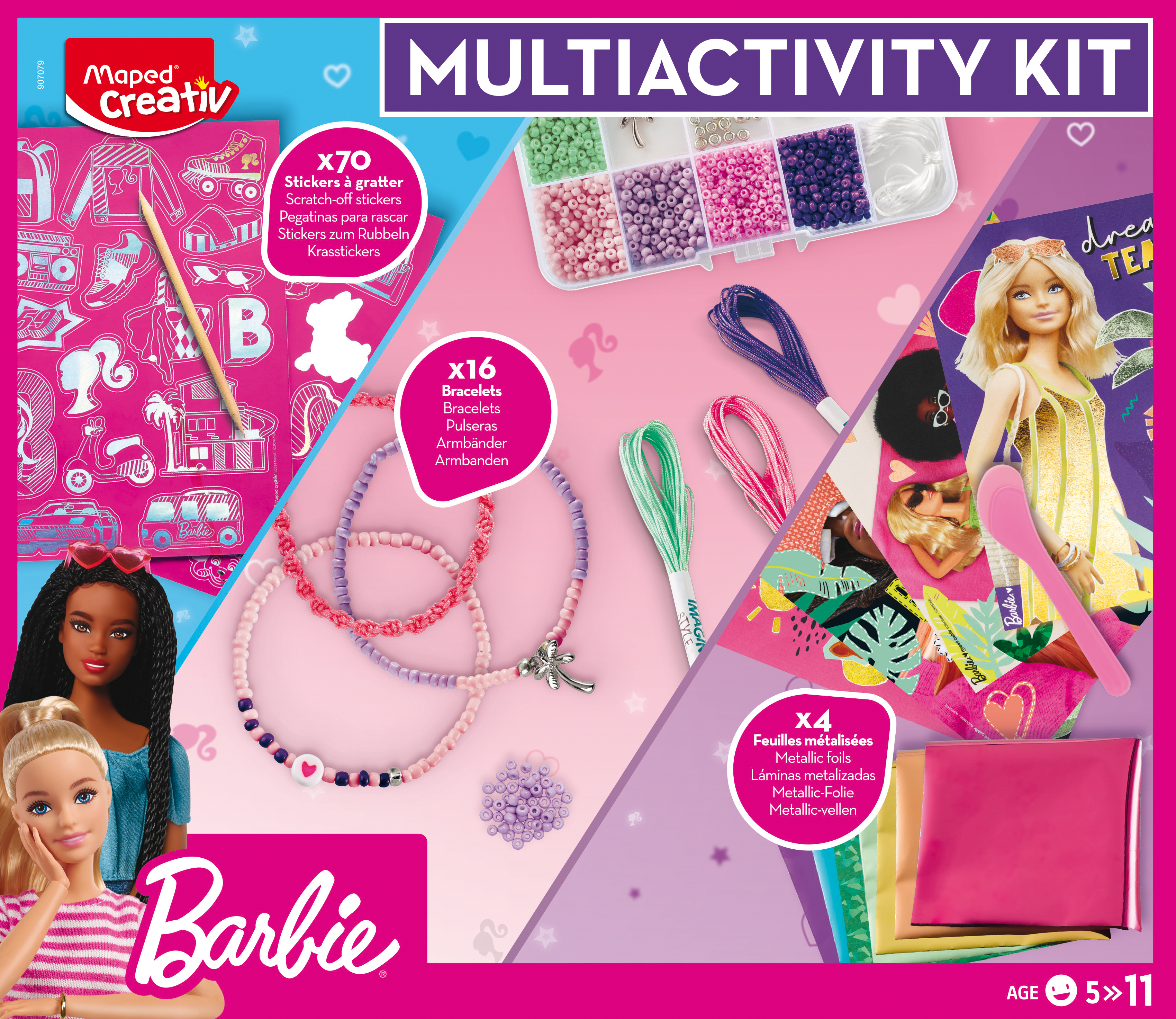 COFFRET MULTI-ACTIVITÉS
BARBIE